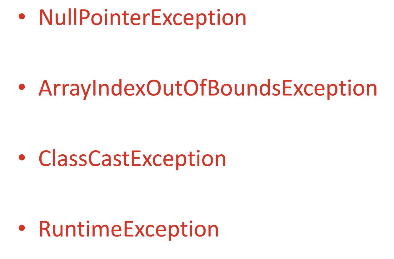 Java Exceptions