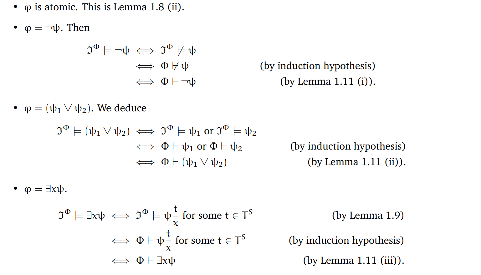 Henkin's Theorem Proof